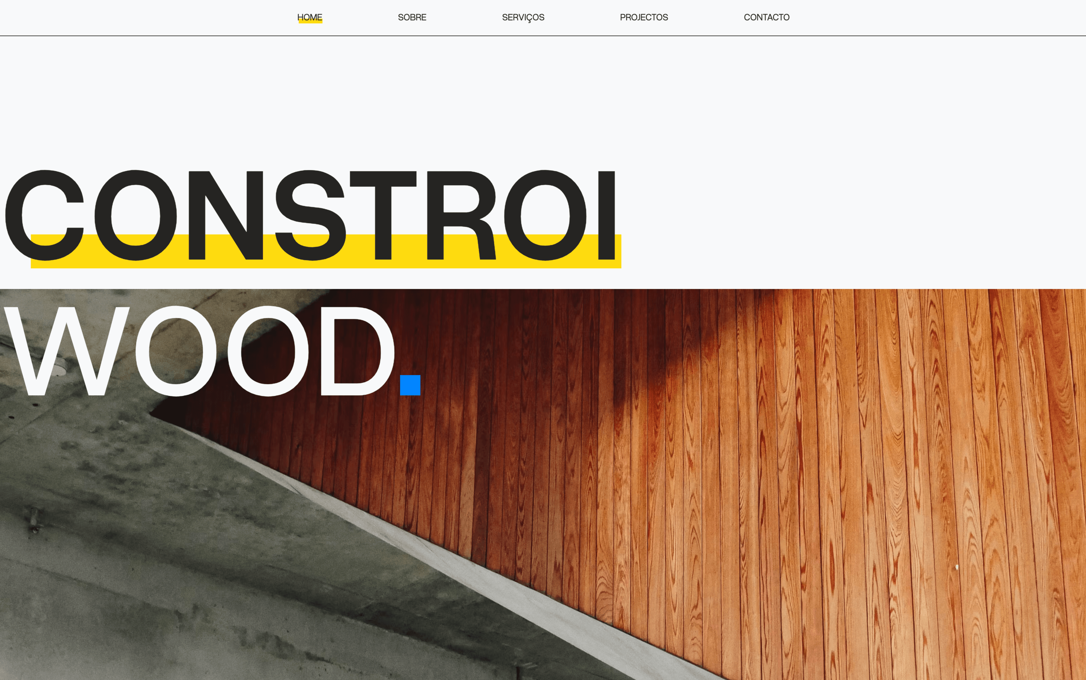 ConstroiWood website